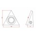 Triangle LED under cabinet 